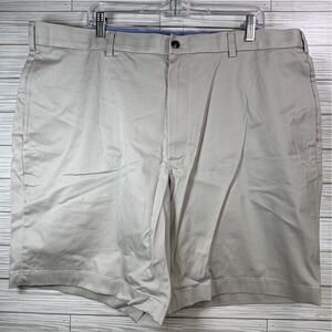 Brooks Brothers Men's Tan‎ Cotton Lightweight Chino Bermuda Golf Shorts Sz 42